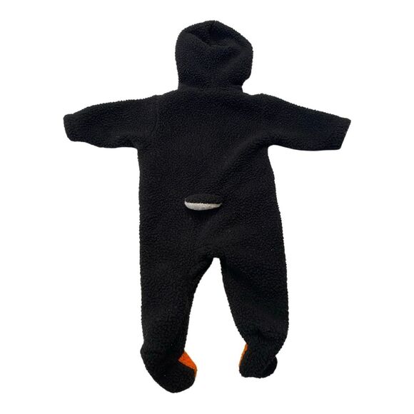 Baby 3 Month Penguin Hooded Body Suit Halloween Costume Infant Plush Newborn - Picture 2 of 9